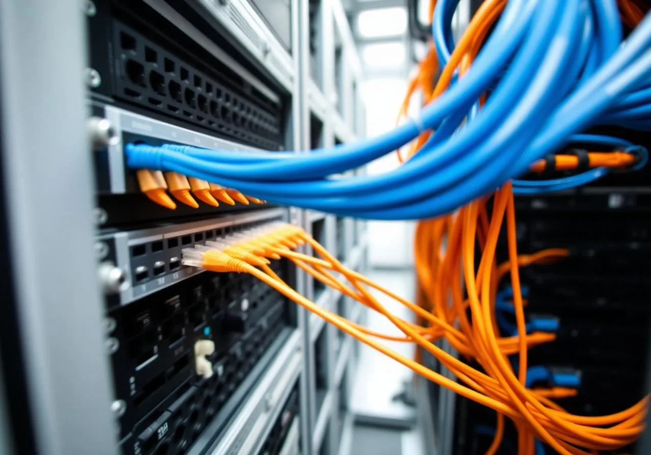 Netwerkinstallatie en wifi-bekabeling door De Cameraman