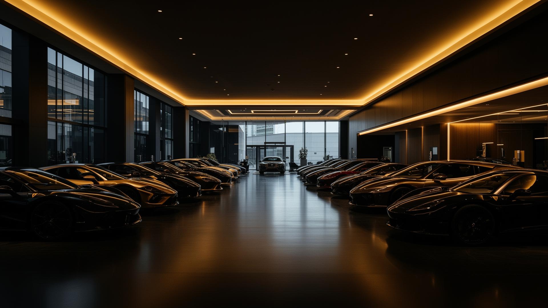 LG Motorsport showroom